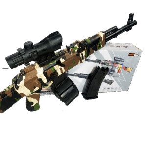 Gel Blaster AK 47. Only have a few left. You could buy it here or if you see me and your a kid I'll most likely give it to you for free.